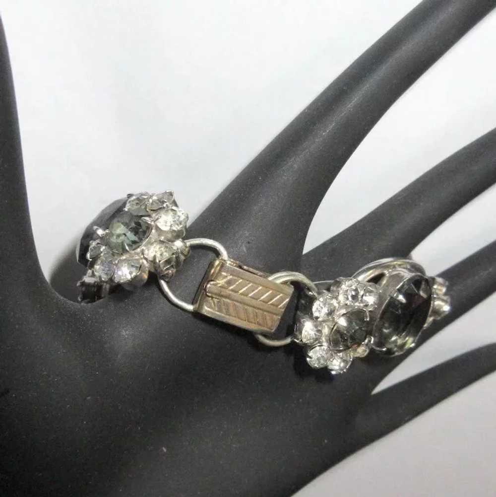 Juliana Rhinestone Bracelet, D & E, Vintage 60's - image 4