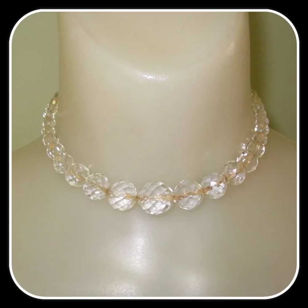 Vintage Monet Crystal Necklace | Vintage | Jennifer Gibson Jewellery