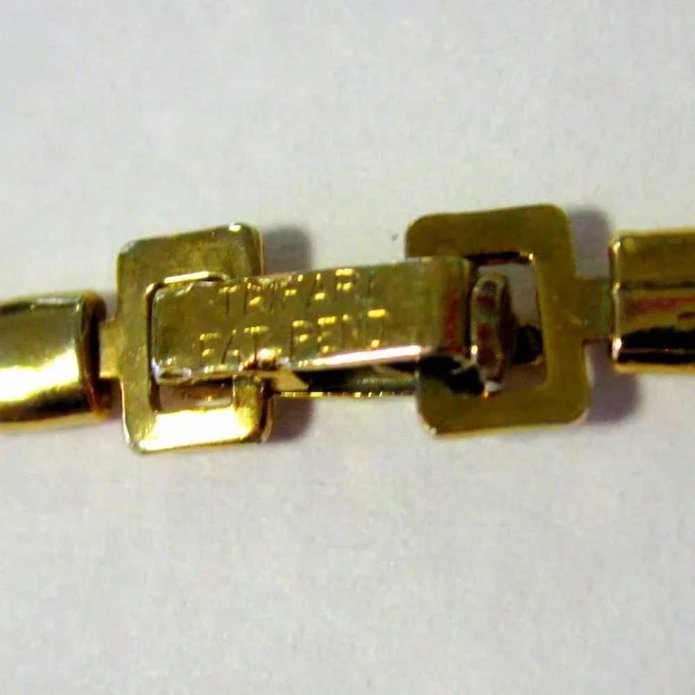 Crown Trifari Rhinestone Necklace, 50's Atomic - image 4