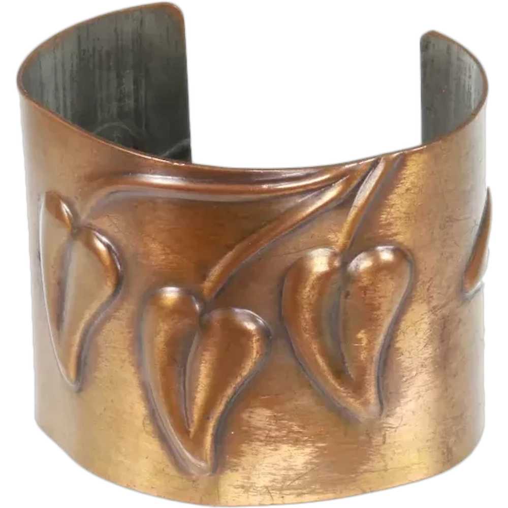 Rebajes Early Copper Cuff Bracelet – Modernist Re… - image 1