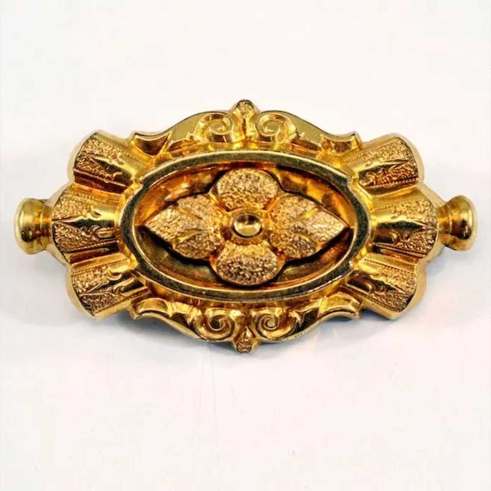 Beautiful Vintage 14K Gold-Filled Brooch / Watch … - image 3