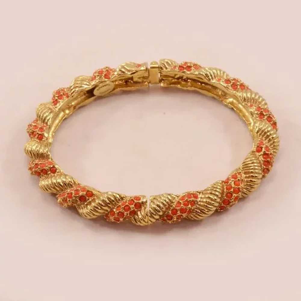 Classic 1960s Hattie Carnegie Bracelet and Earrin… - image 2