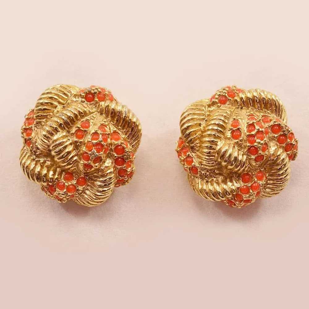 Classic 1960s Hattie Carnegie Bracelet and Earrin… - image 3