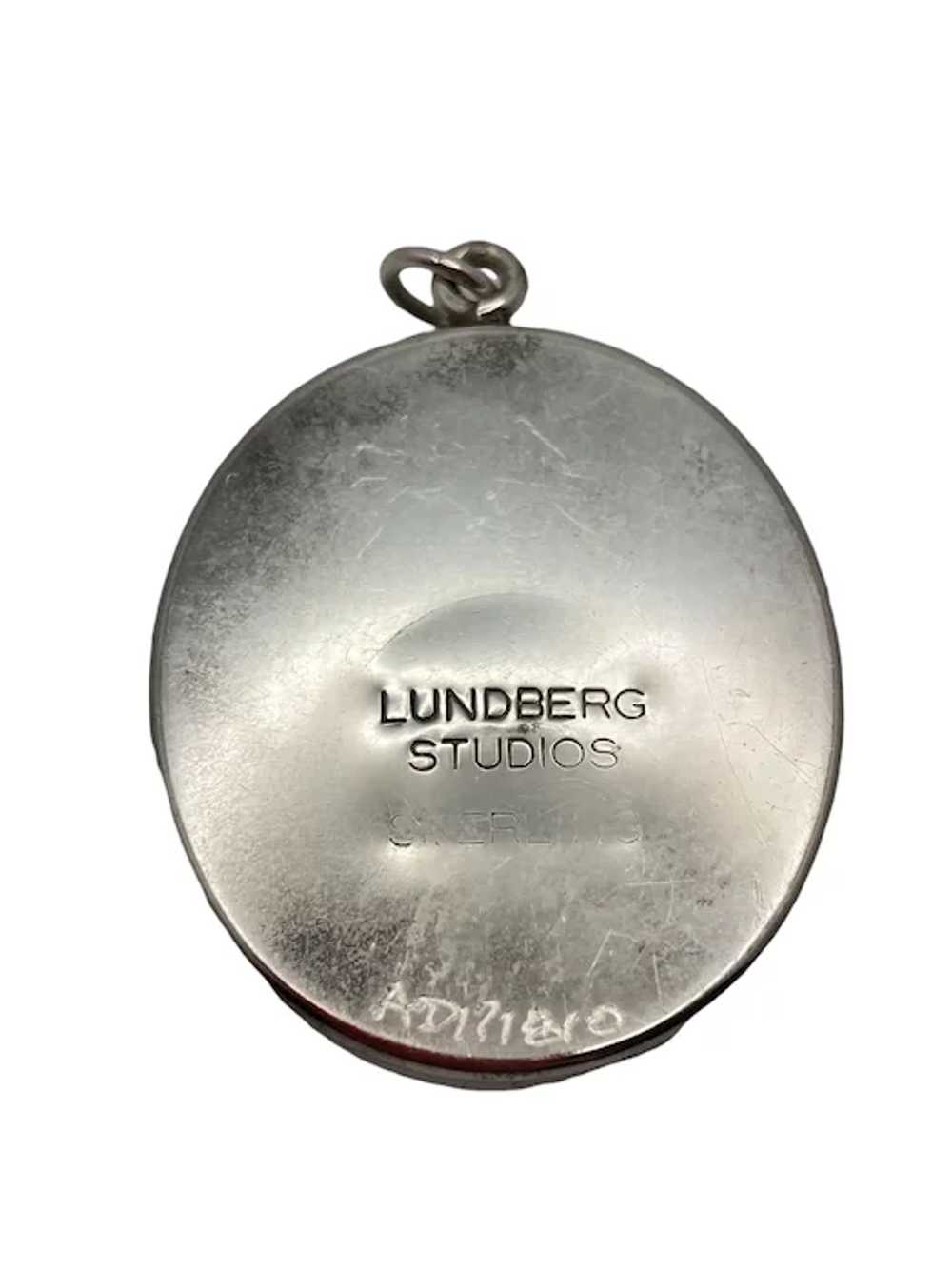 Vintage Lundberg Studios Sterling Silver and Art … - image 5