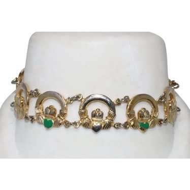 Vintage Irish Claddagh Bracelet