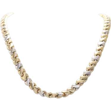 14KT Two Tone Gold Necklace