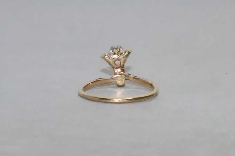 Vintage 14 KT Yellow Gold Ring - image 3