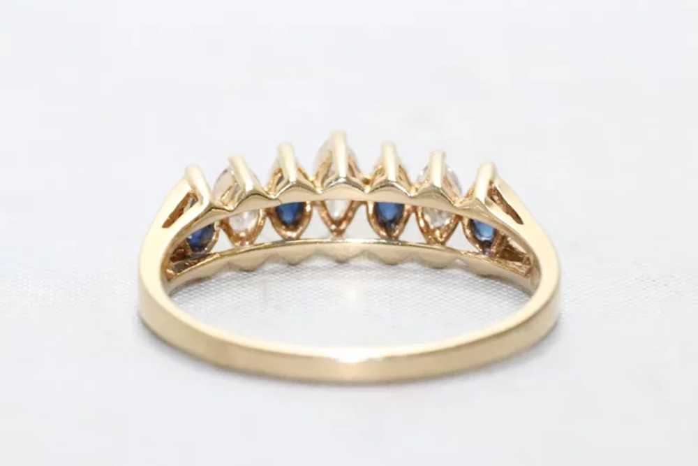 Vintage 14KT Yellow Gold Marquise .45 CT Diamond … - image 3