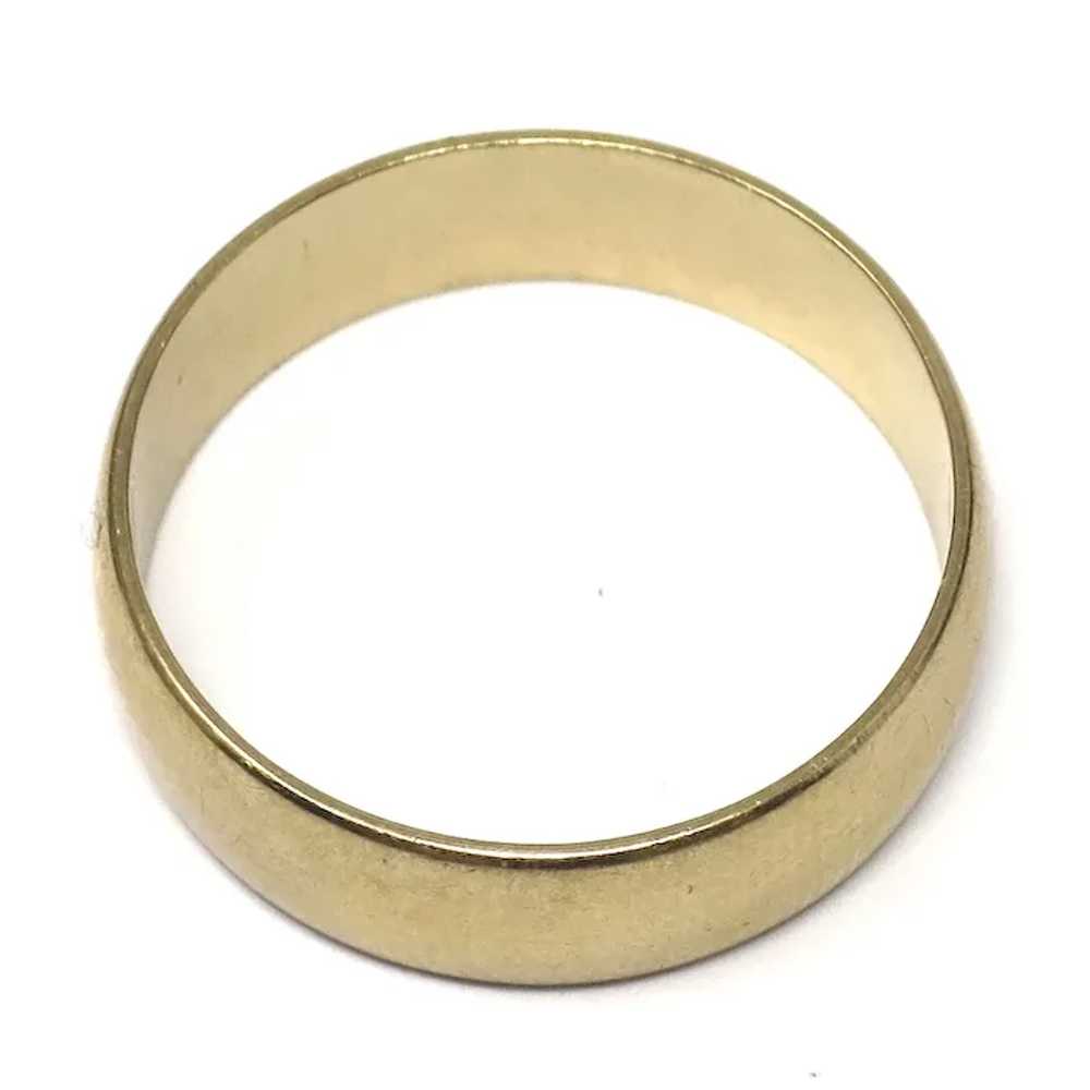 1981 Vintage 9ct 9k Yellow 5.5mm Gold Wedding Ban… - image 5