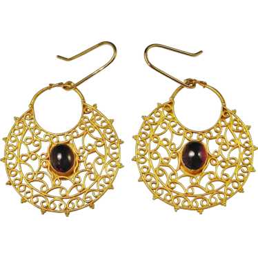 Byzantine Earrings 22K Gold Byzantine Jewelry 6th 