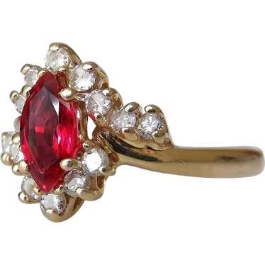 Original Art Deco Ruby & Diamond Cocktail Ring | Exquisite Jewelry for  Every Occasion | FWCJ