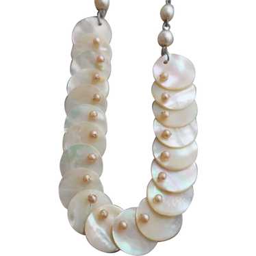 Marvella NWT Vintage Small Medium Faux Pearls White 3 Strand Choker  Necklace
