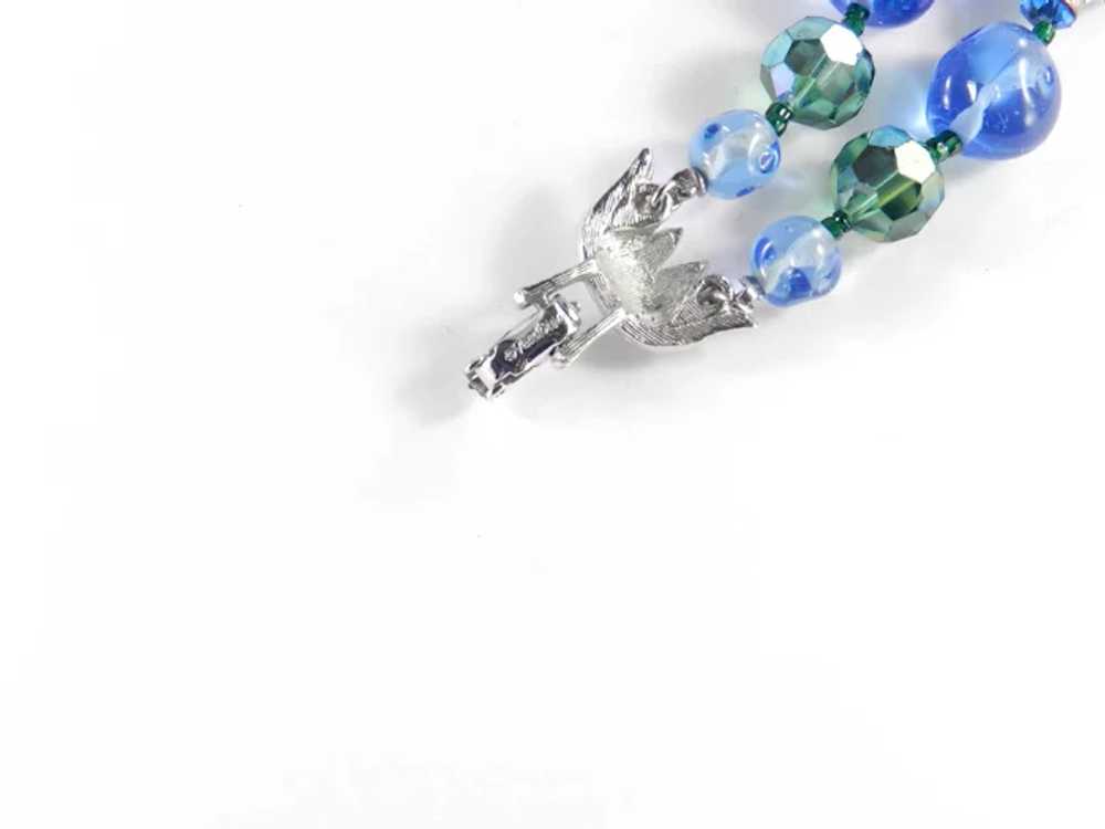 Vendome Coro Glass Bead Rhinestone Bracelet - image 8