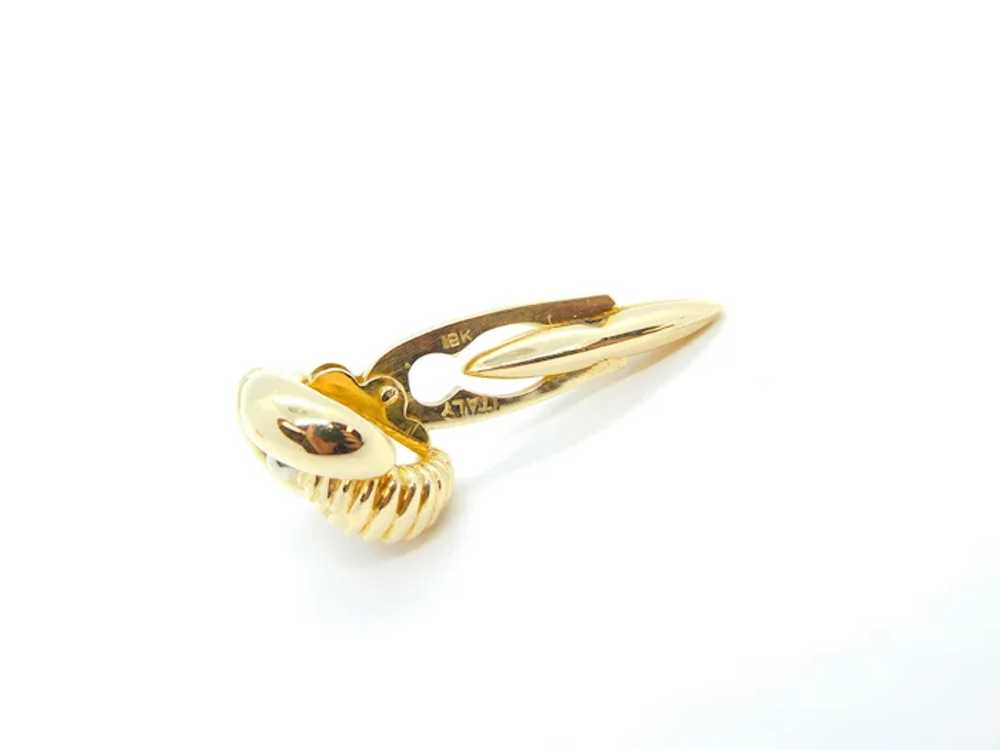Vintage Men's Fancy Knot Cufflinks 18k Yellow and… - image 4