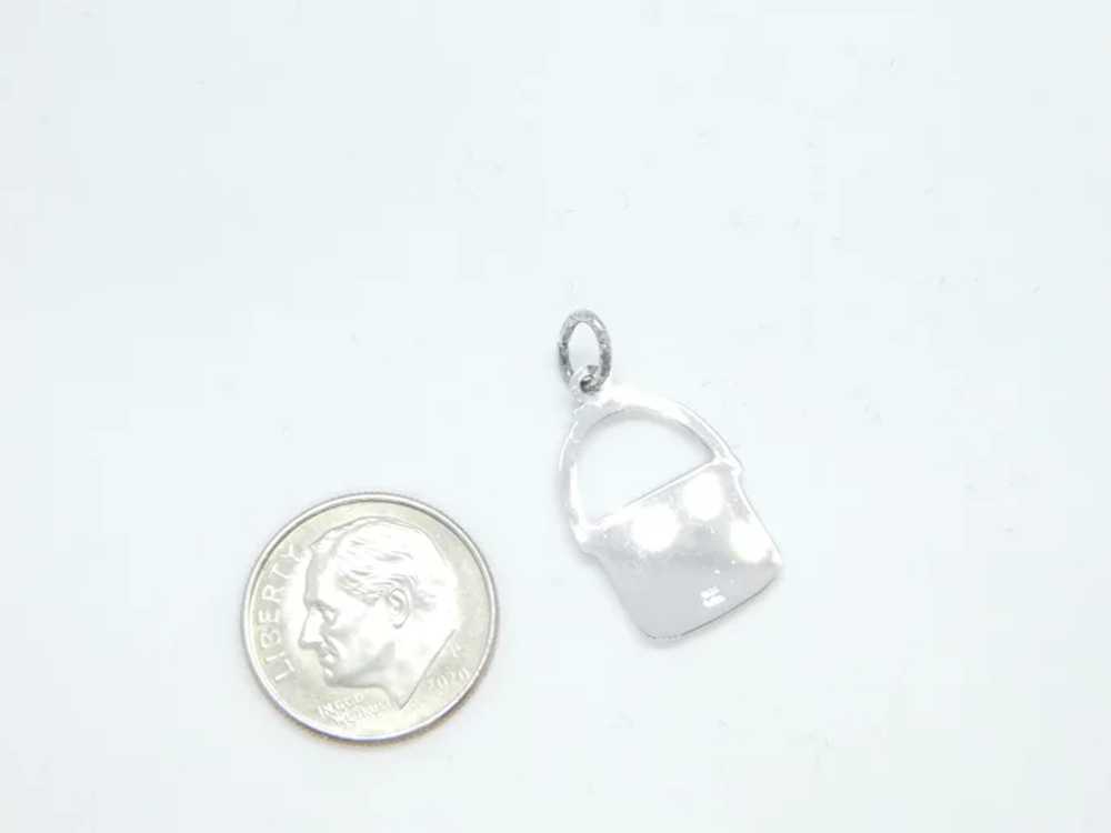 Purse Charm Sterling Silver - image 3