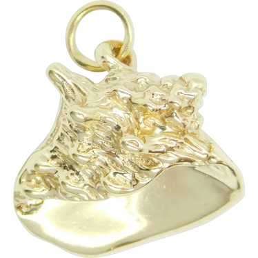 Nautical Queen Conch Shell Charm 14k Yellow Gold - image 1