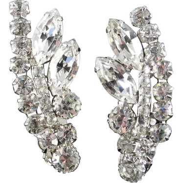 Juliana D&E Clear Rhinestone Ear Climber shops Earrings