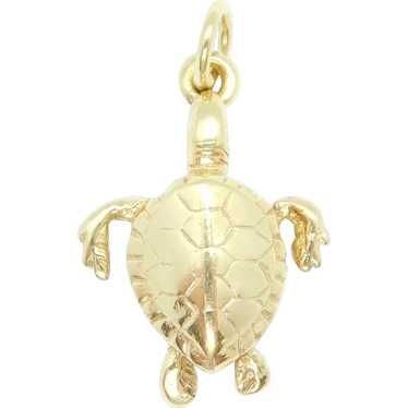 14k gold sea turtle - Gem