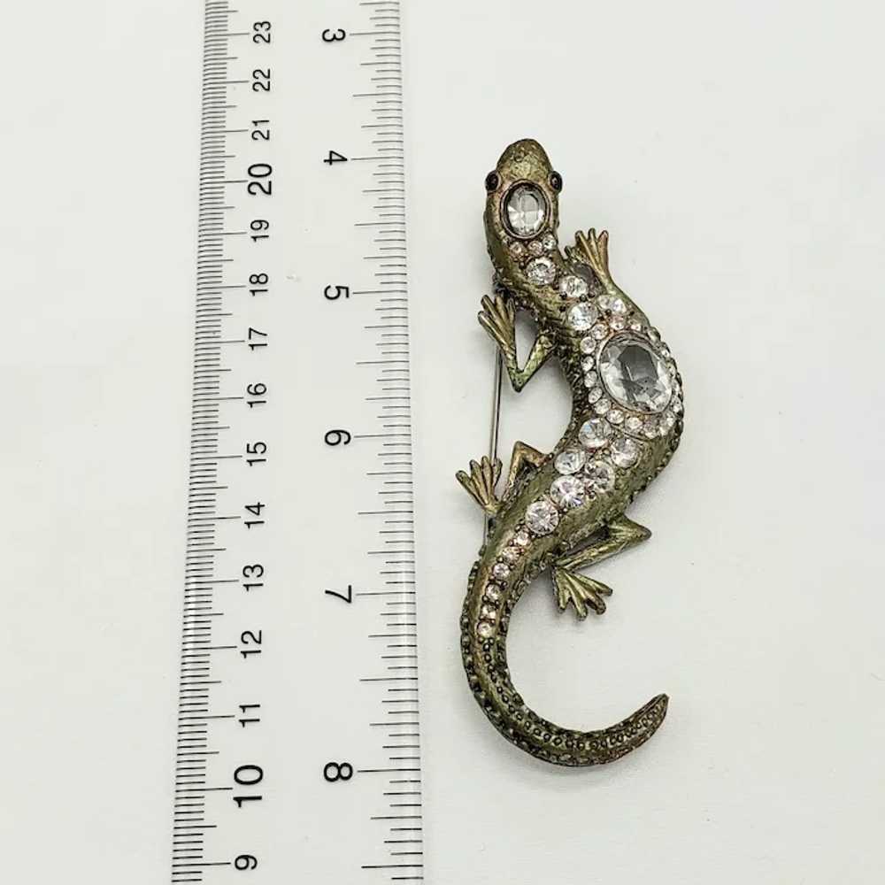 LOVELY Lizard Brooch - image 4