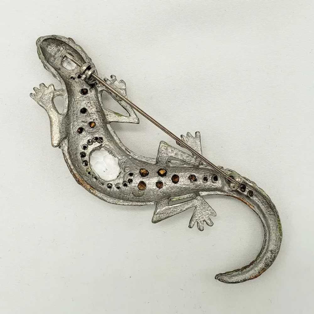 LOVELY Lizard Brooch - image 5