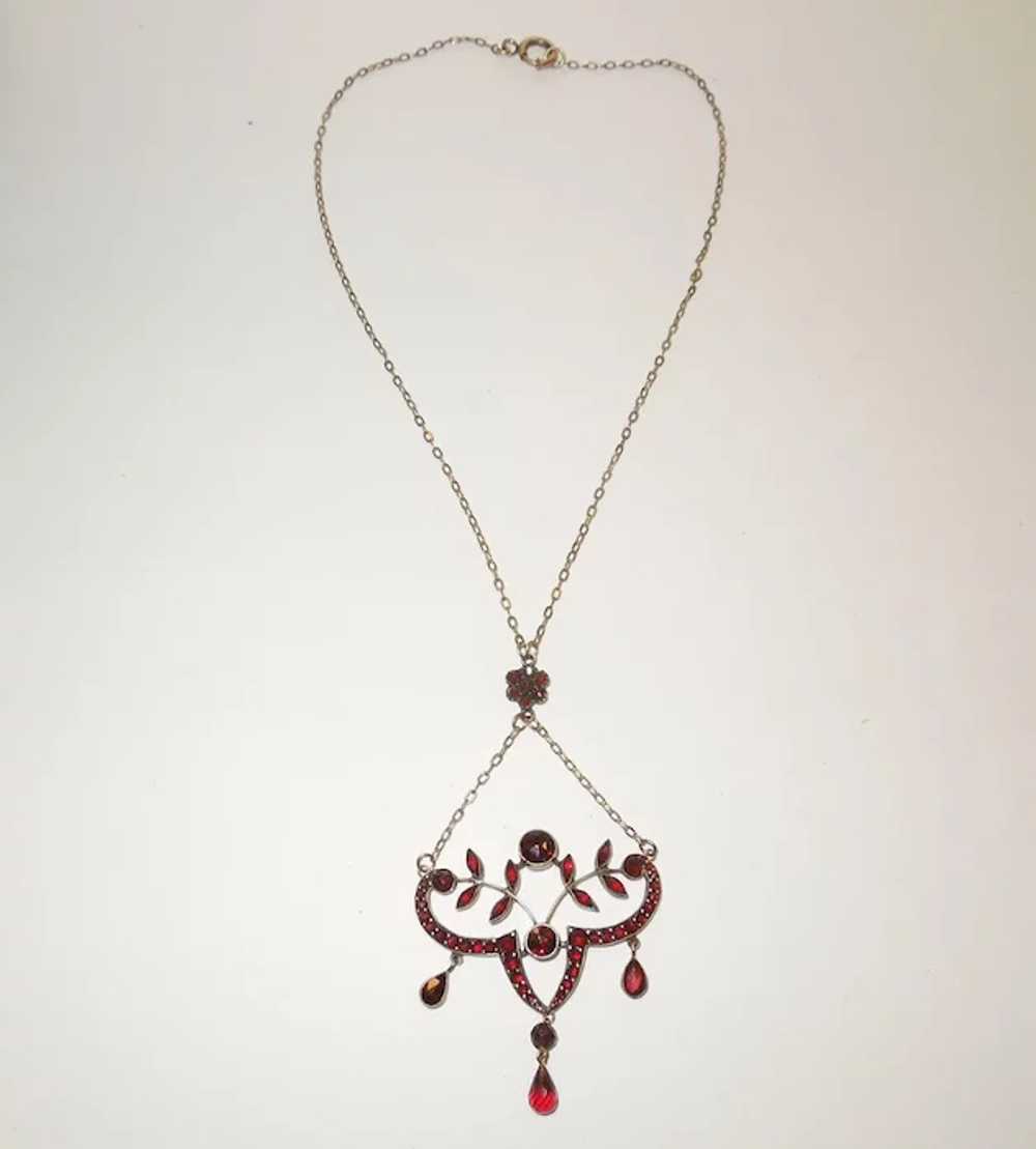 Victorian Bohemian Garnet Necklace c. 1880's - image 4