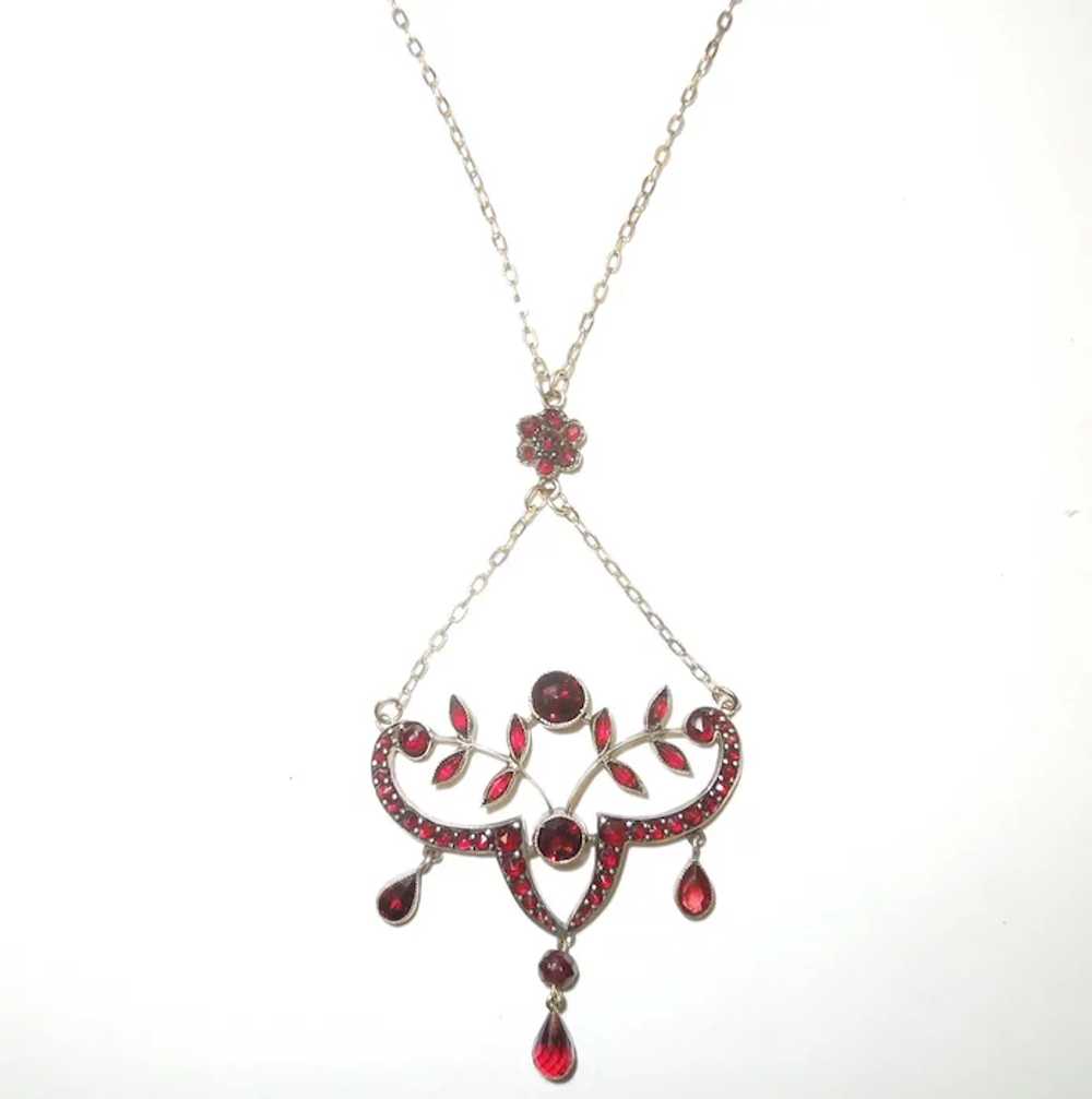 Victorian Bohemian Garnet Necklace c. 1880's - image 5