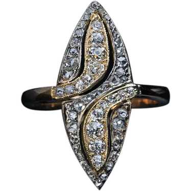 Antique Marquise Shape Diamond Ring