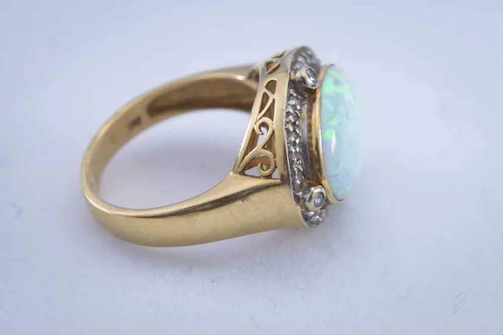 14K Gold Opal ring - image 3