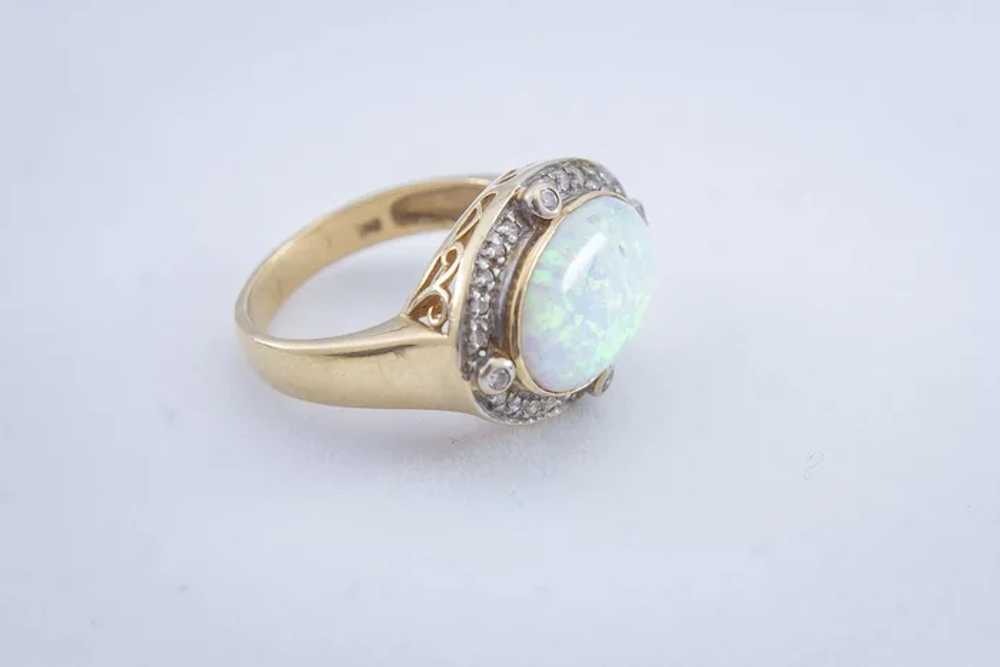 14K Gold Opal ring - image 4