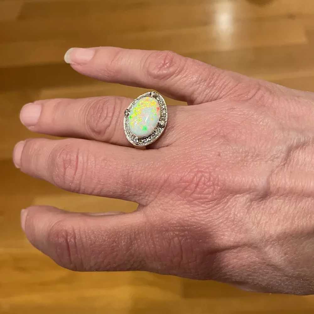 14K Gold Opal ring - image 5