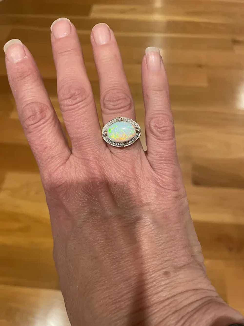 14K Gold Opal ring - image 6