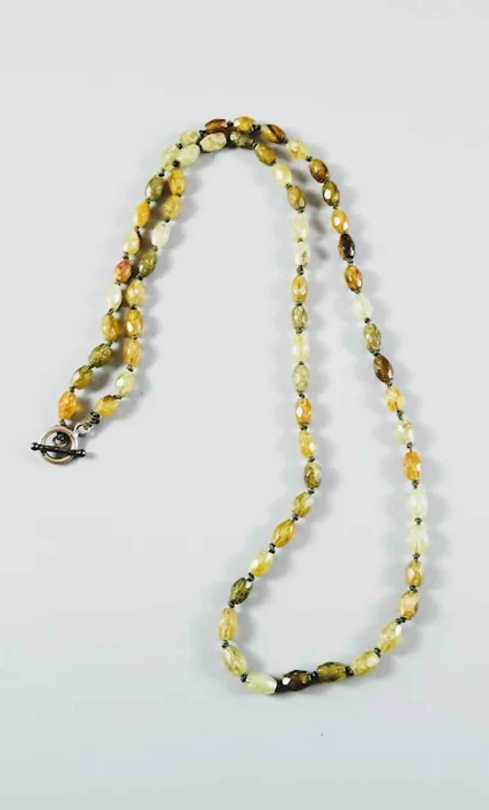 Faceted Peridot Beads Necklace - image 6