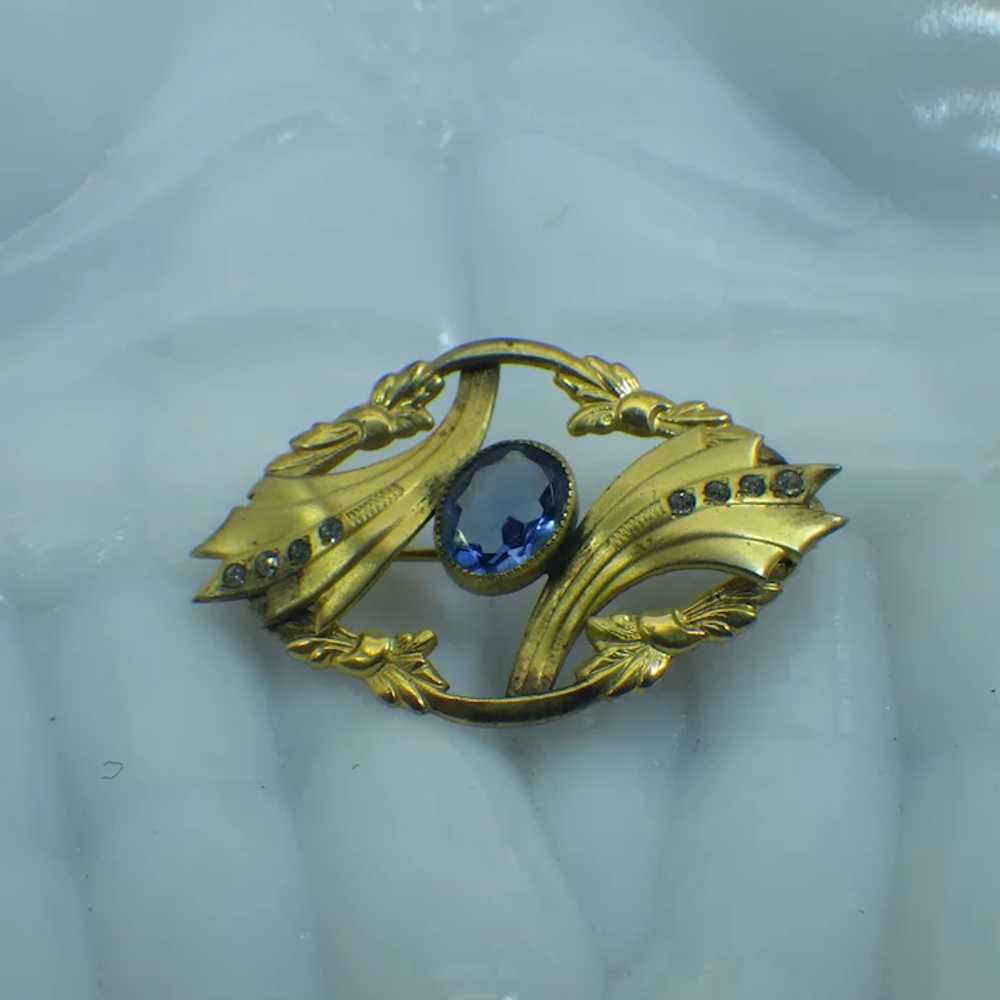 Victorian Revival Bodice Brooch, Classic Antique … - image 4