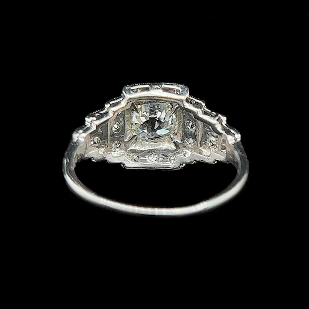 Art Deco .75ct. Diamond Antique Engagement - Fash… - image 4