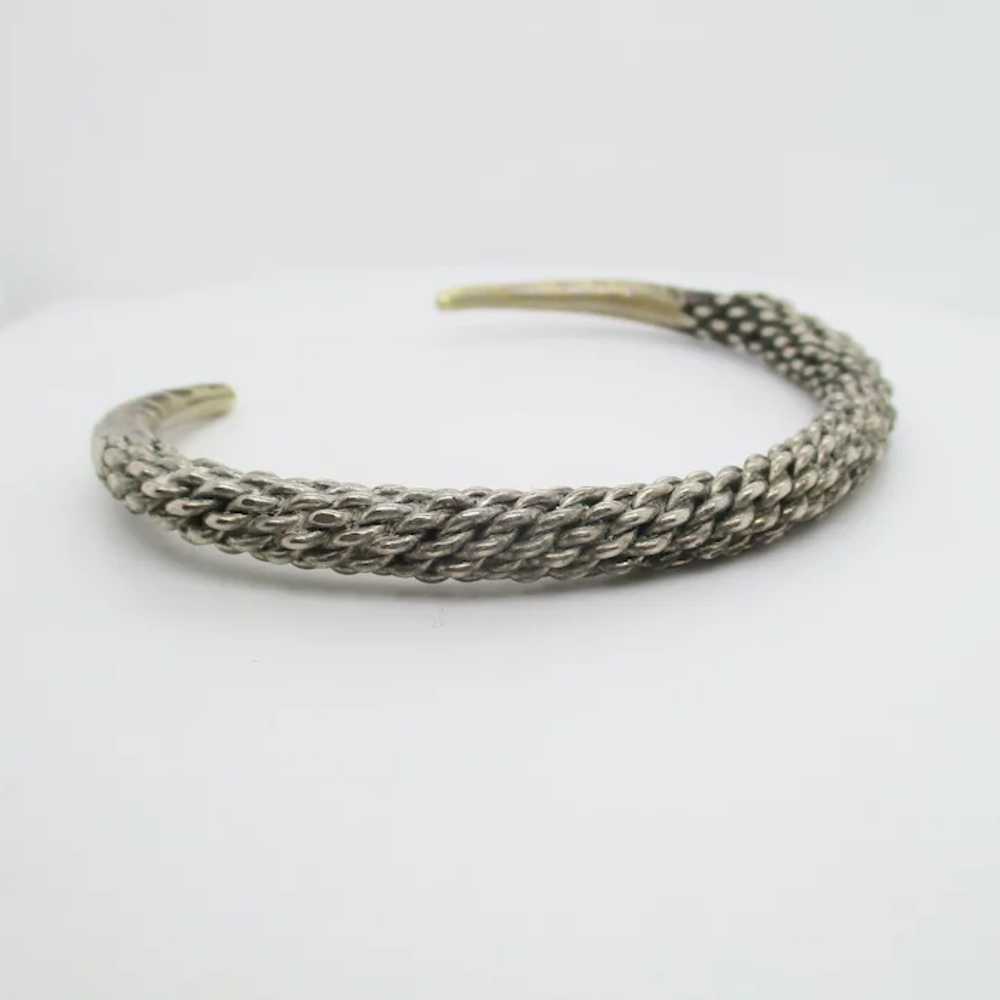 Handmade Middle Eastern  Tribal Cuff  Antique - image 4