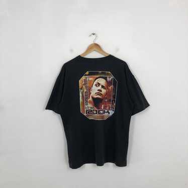 Vintage × Wwf Vintage WWF The Rock Design Tshirt - image 1