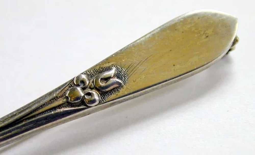 Old Sterling Spoon Pin - image 3