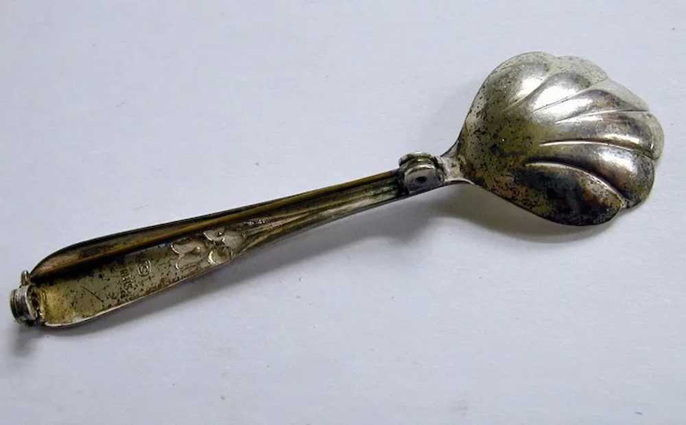 Old Sterling Spoon Pin - image 4