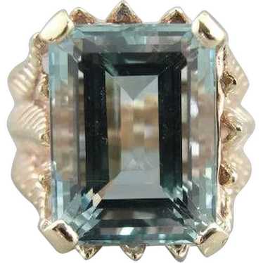 Collector's Quality Deeply Colored Aquamarine in W