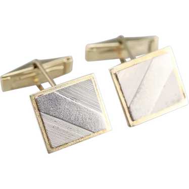 Textured Mix Metal Vintage Cufflinks