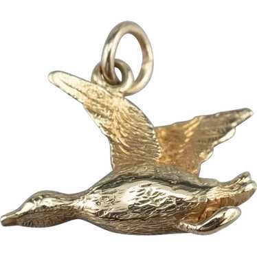 Realistic Flying Duck Charm