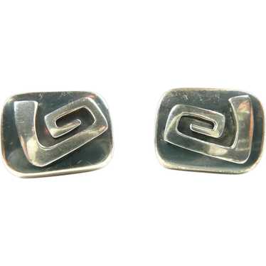 Slick Enrique Ledesma Spiral Earrings c. 1960 - image 1