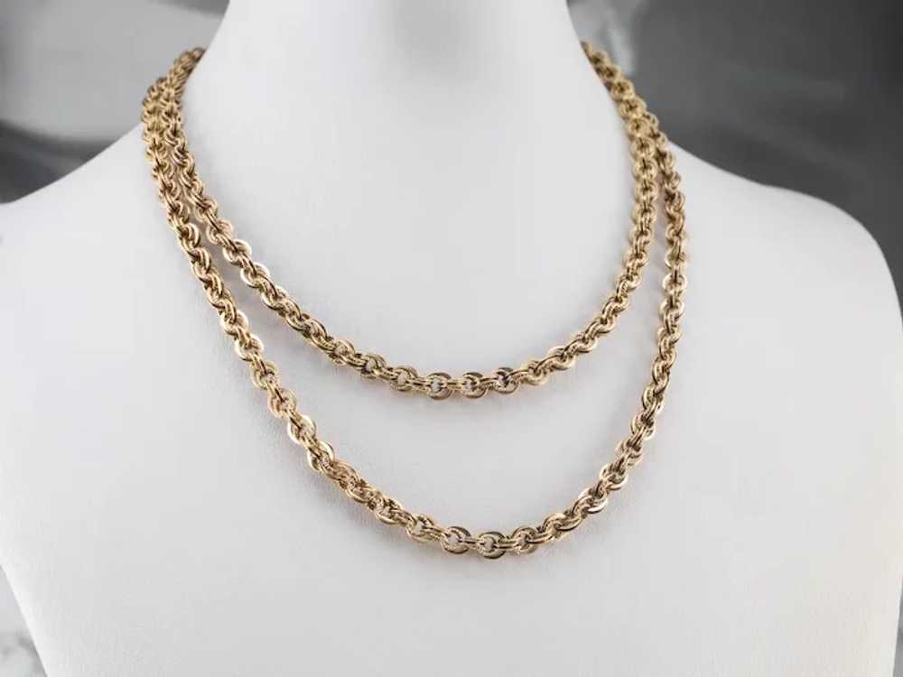 Antique Specialty Chain Necklace - image 5