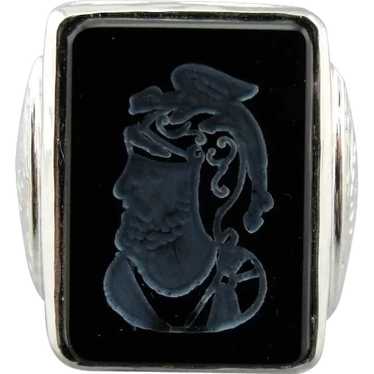 The Mother of Dragons: Vintage Intaglio Ring with… - image 1