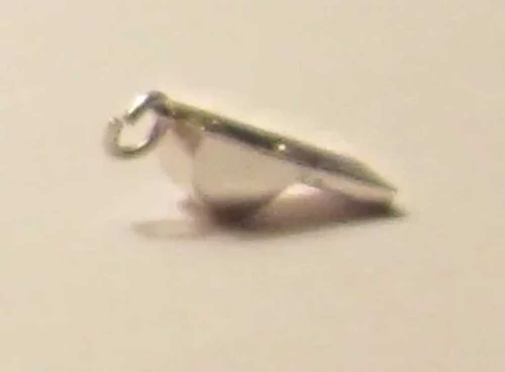 Vintage Sterling Silver Whistle Charm - Wells - image 5