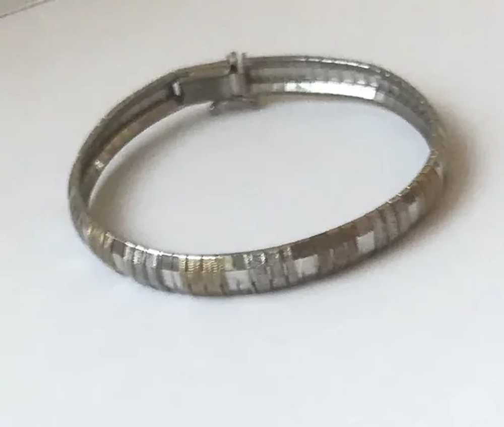 Vintage Omega Sterling silver Vermeil Bracelet - image 5