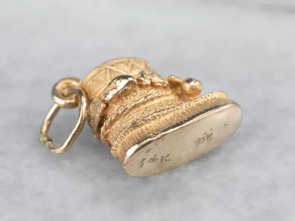 10 Karat Gold Mukluk Boot Charm - image 5