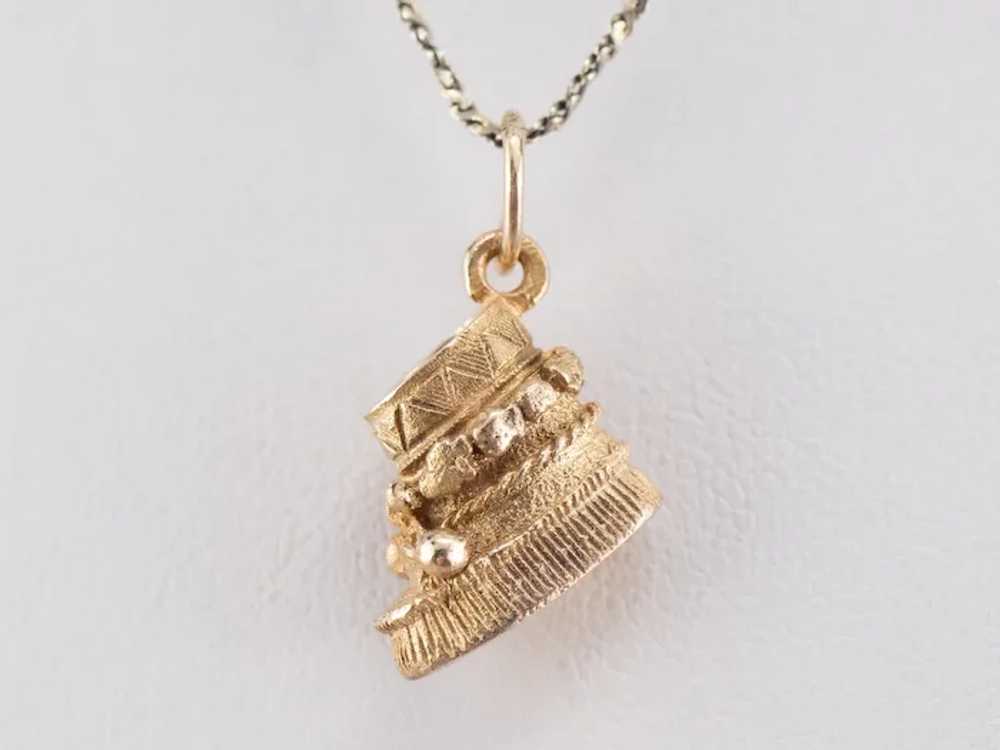 10 Karat Gold Mukluk Boot Charm - image 8