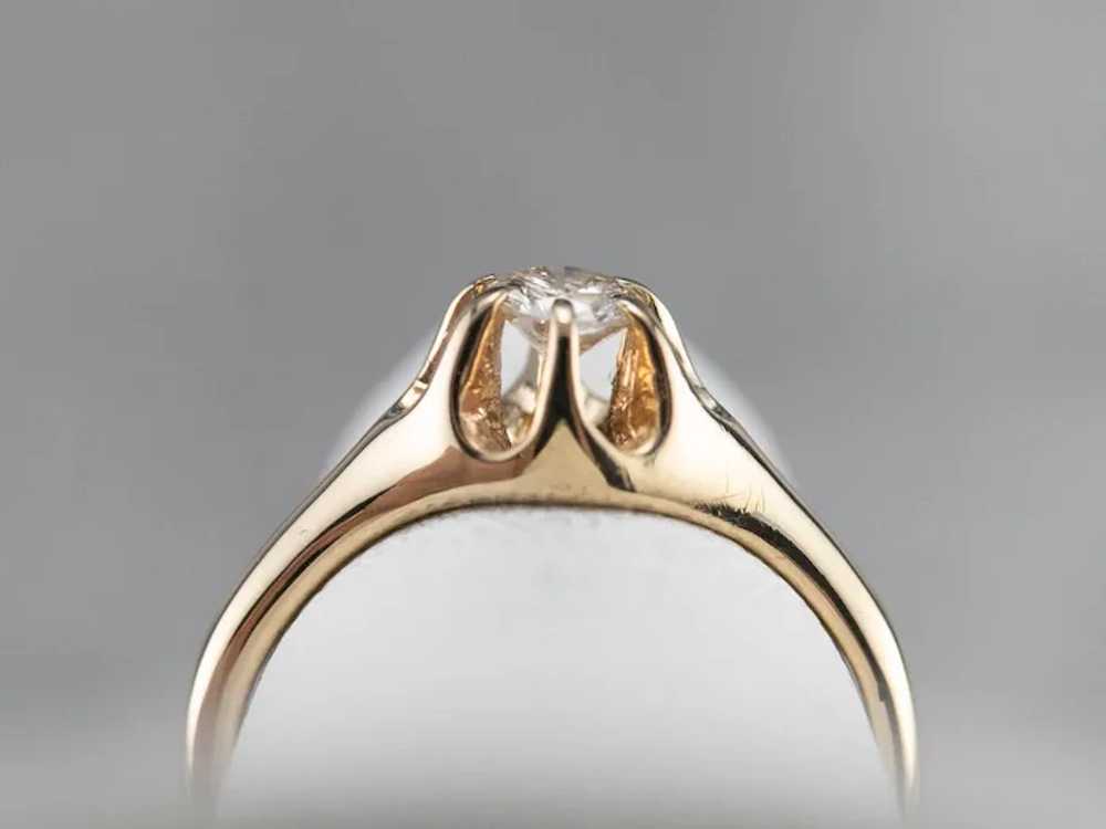 Buttercup Diamond Solitaire Ring - image 8