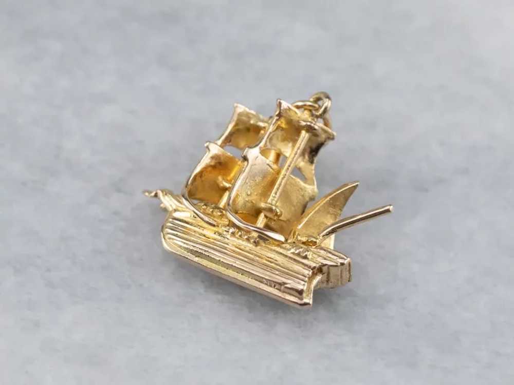 Spanish Galleon Ship Pendant - image 3